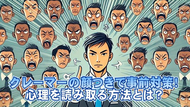 クレーマーの顔つきで事前対策！心理を読み取る方法とは？