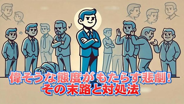 偉そうな態度がもたらす悲劇！その末路と対処法