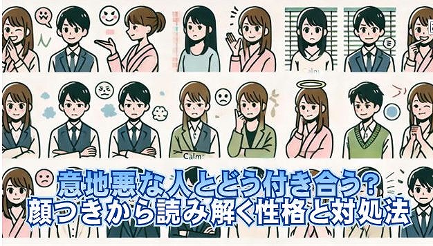 意地悪な人とどう付き合う？顔つきから読み解く性格と対処法