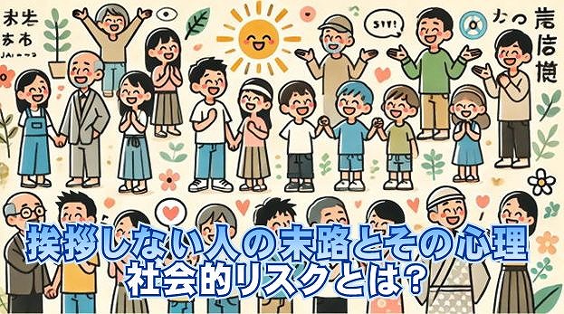 挨拶しない人の末路とその心理、社会的リスクとは？