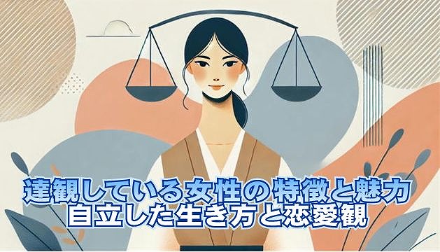 達観している女性の特徴と魅力：自立した生き方と恋愛観