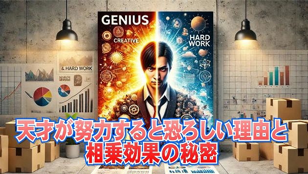 天才が努力すると恐ろしい理由と相乗効果の秘密