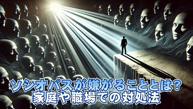 ソシオパスが嫌がることとは？家庭や職場での対処法