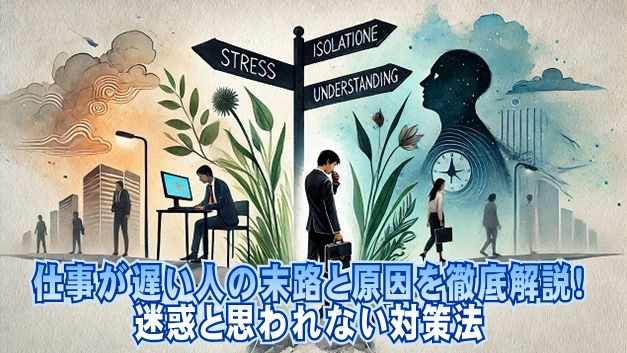 仕事が遅い人の末路と原因を徹底解説！迷惑と思われない対策法