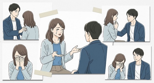 女性が男性の前で泣く心理を行動別に徹底解説！