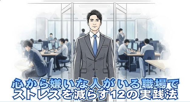 心から嫌いな人がいる職場でストレスを減らす12の実践法