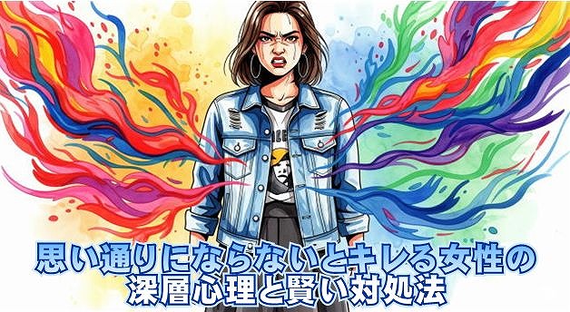 思い通りにならないとキレる女性の深層心理と賢い対処法
