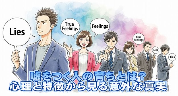 嘘をつく人の育ちとは？心理と特徴から見る意外な真実