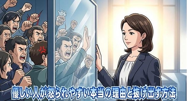 優しい人が怒られやすい本当の理由と抜け出す方法
