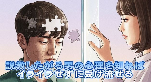 説教したがる男の心理を知ればイライラせずに受け流せる